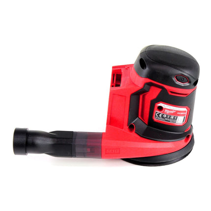 Toolbrothers SPIDER Schleifnetz-Set 125mm + Milwaukee M18 BOS125-0 Akku Exzenterschleifer 18V 125mm Solo - ohne Akku, ohne Ladegerät - Toolbrothers