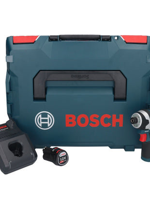 Bosch GDR 12V-105 Professional Akku Drehschlagschrauber 12 V 105 Nm 1/4" + 1x Akku 2,0 Ah + Ladegerät + L-Boxx - Toolbrothers