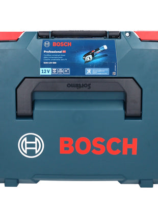 Bosch GUS 12V-300 Tijeras universales a batería profesional 12 V + 1x batería 2,0 Ah + L-Boxx - sin cargador