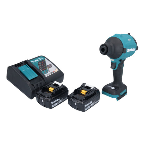 Makita DAS 180 RF Akku Gebläse 18 V Brushless + 2x Akku 3,0 Ah + Ladegerät - Toolbrothers