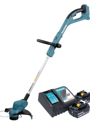 Makita DUR 193 RM Akku Rasentrimmer 18 V 260 mm + 2x Akku 4,0 Ah + Ladegerät - Toolbrothers