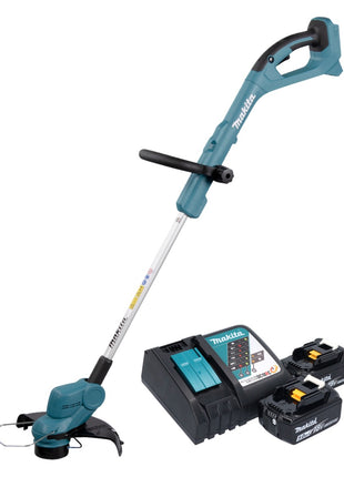 Makita DUR 193 RT Akku Rasentrimmer 18 V 260 mm + 2x Akku 5,0 Ah + Ladegerät - Toolbrothers