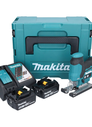 Makita DJV 185 RGJ Akku Pendelhubstichsäge 18 V Brushless + 2x Akku 6,0 Ah + Ladegerät + Makpac - Toolbrothers