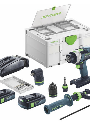 Festool TPC 18/4 I-Basic-Set Akku Schlagbohrschrauber 18 V 75 Nm Brushless + 2x Akku 3,0 Ah + Ladegerät + Systainer - Toolbrothers