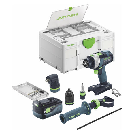 Festool TPC 18/4 I-Basic-Set Akku Schlagbohrschrauber 18 V 75 Nm Brushless + 1x Akku 5,0 Ah + Systainer - ohne Ladegerät - Toolbrothers