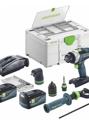 Festool TPC 18/4 I-Basic-Set Akku Schlagbohrschrauber 18 V 75 Nm Brushless + 2x Akku 5,0 Ah + Ladegerät + Systainer - Toolbrothers