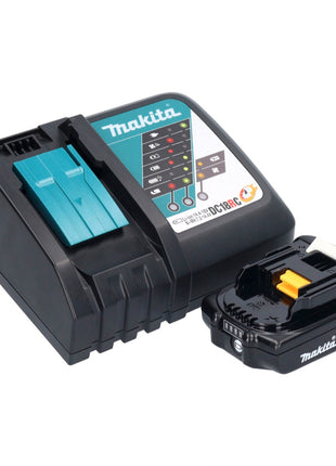 Makita DHP 484 RA1JB taladro percutor inalámbrico 18 V 54 Nm sin escobillas negro + 1x batería 2,0 Ah + cargador + Makpac