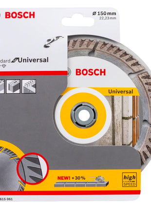 Bosch Standard for Universal Diamanttrennscheibe 150 x 22,23 mm 20 Stk. ( 20x 2608615062 ) - Toolbrothers