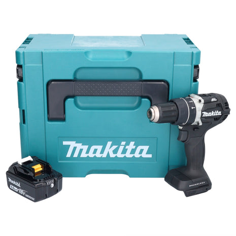 Makita DHP 484 T1JB Akku Schlagbohrschrauber 18 V 54 Nm Brushless Schwarz + 1x Akku 5,0 Ah + Makpac - ohne Ladegerät - Toolbrothers