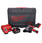 Milwaukee M18 FSAG115X-401X Akku Winkelschleifer 18 V 115 mm Brushless + 1x Akku 4,0 Ah + Ladegerät + HD Box