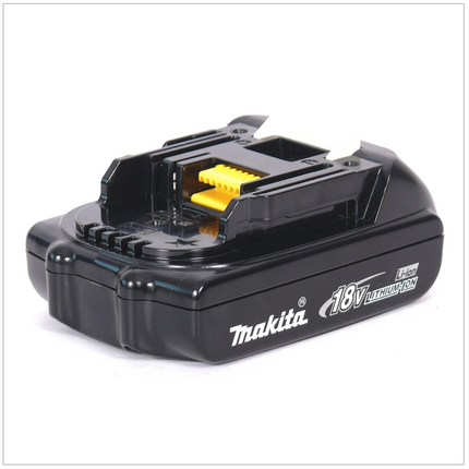 Makita DGA 504 Y1J Akku Winkelschleifer 18V 125mm Brushless + 1x Akku 1,5Ah + Makpac - ohne Ladegerät - Toolbrothers