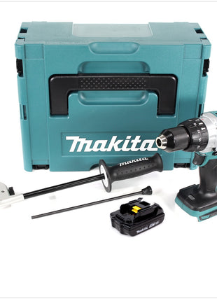 Makita DHP 481 Y1J 18 V Akku Schlagbohrschrauber Brushless 115 Nm im Makpac mit 1x 1,5Ah Li-Ion Akku ohne Ladegerät - Toolbrothers