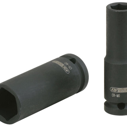 KS TOOLS 1/2" Sechskant-Kraft-Stecknuss, lang, 33mm ( 515.1139 ) - Toolbrothers