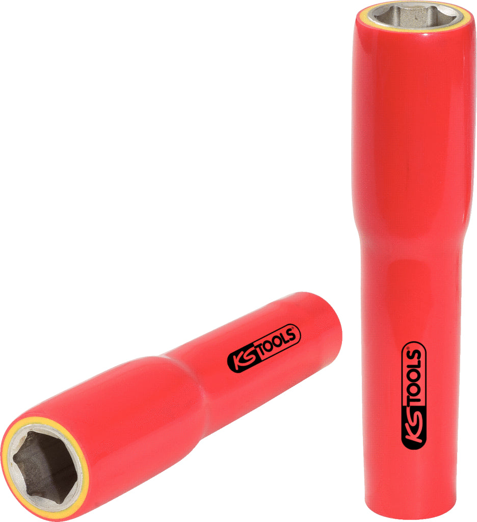 KS TOOLS 1/2" Stecknuss mit Schutzisolierung, XL, 22mm, 145mm ( 117.1375 )