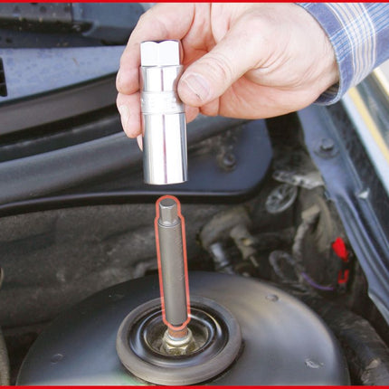 KS TOOLS 10 mm Stoßdämpfer-Spezialprofil-Gegenhalter-Bit-Stecknuss, 10,0 x 13,0 mm ( 150.9441 ) - Toolbrothers