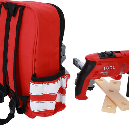 KS TOOLS Werkzeug-Rucksack für Kinder mit Sortiment, 25-tlg ( 100201 ) - Toolbrothers