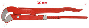 KS TOOLS 45° gewinkelte Eckrohrzange, 1'' ( 113.1000 ) - Toolbrothers