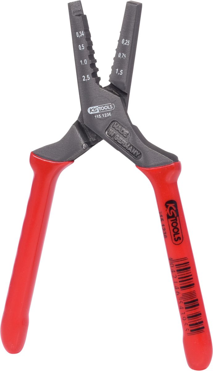 KS TOOLS Aderendhülsenzange, 0,25-2,5mm ( 115.1236 )
