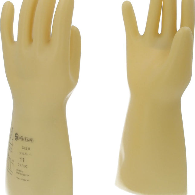 KS TOOLS Elektriker-Schutzhandschuh mit Schutzisolierung, Größe 11, Klasse 0, weiß ( 117.0052 ) - Toolbrothers