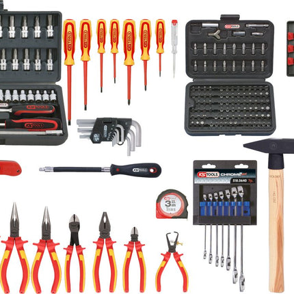KS TOOLS Premium Max Elektriker-Werkzeugkoffer, 195-tlg ( 117.0195 ) - Toolbrothers