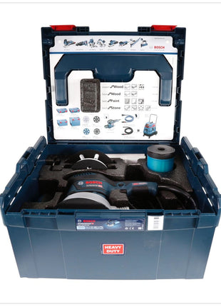 Bosch GEX 125-150 AVE Exzenterschleifer 400W ( 060137B101 ) 150mm in L-Boxx + Zubehör - Toolbrothers