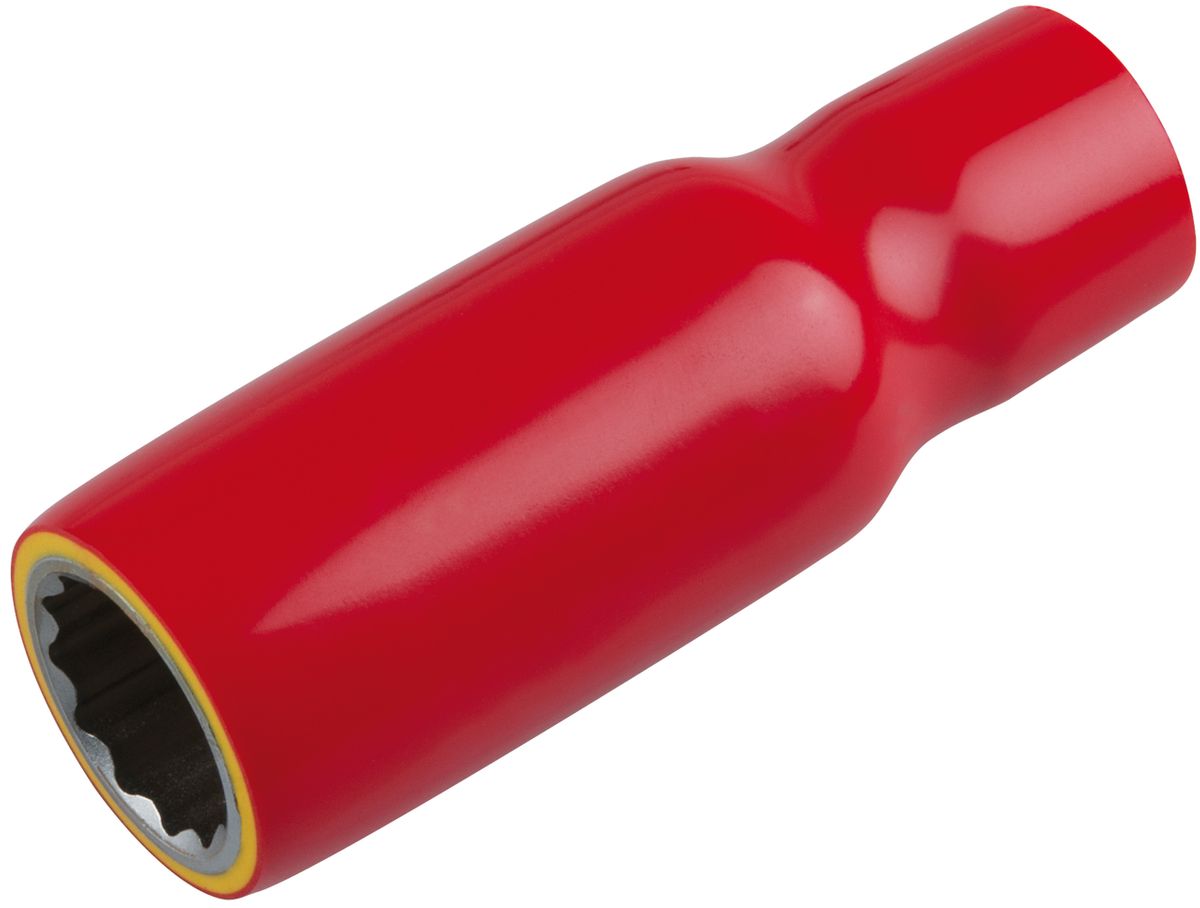 KS TOOLS 3/8" Stecknuss mit Schutzisolierung, lang, 14 mm ( 117.1094 )