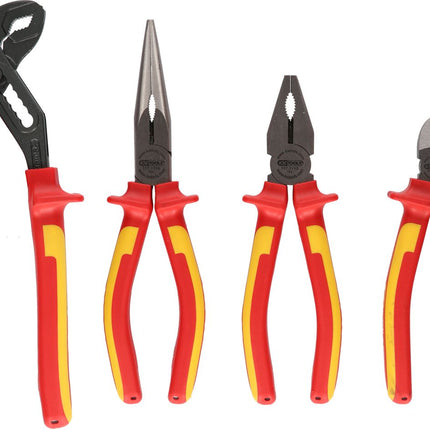 KS TOOLS ERGOTORQUE VDE Zangen-Satz, 4-tlg Variante 1 ( 117.1100 ) - Toolbrothers