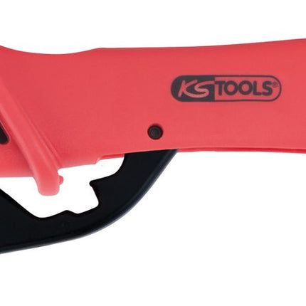 KS TOOLS Kabelmesser mit Schutzisolierung und auswechselbarer Klinge, 189mm ( 117.1148 ) - Toolbrothers