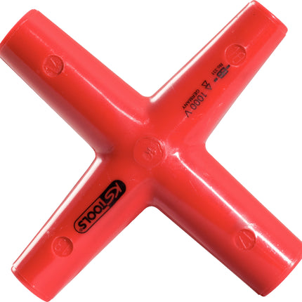 KS TOOLS Kreuzschlüssel mit Schutzisolierung, 11x13x14x17mm ( 117.1707 )