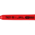 KS TOOLS T-Griff-Torx-Stiftschlüssel mit Schutzisolierung, T20, 120 mm ( 117.2414 )