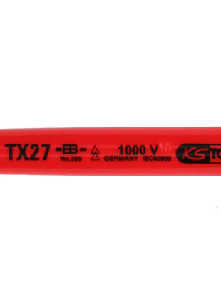 KS TOOLS T-Griff-Torx-Stiftschlüssel mit Schutzisolierung, T20, 120 mm ( 117.2414 )