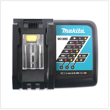 Makita DC 18 RC Akku Schnell-Ladegerät + Makita BL 1850 B - 18 V  5,0 Ah Li-Ion Akku