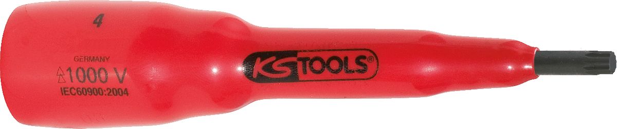 KS TOOLS 3/8" Bit-Stecknuss mit Schutzisolierung für Vielzahn(XZN®)-Schrauben, M12 ( 117.3895 )