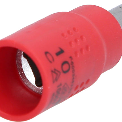 KS TOOLS 3/8" Isolierte Bit-Stecknuss Innensechskant, 10mm, 60mm lang ( 118.3869 ) - Toolbrothers