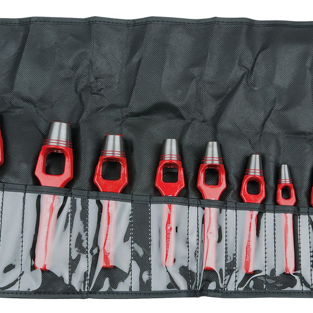 KS TOOLS Henkellocheisen-Satz, 10-tlg ( 129.2104 ) - Toolbrothers