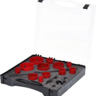 KS TOOLS Universal-Lochsägen-Satz, 15-tlg ( 129.5580 ) - Toolbrothers