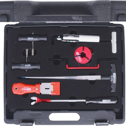 KS TOOLS Windschutzscheiben-Demontage-Satz, 8-tlg ( 140.1040 ) - Toolbrothers
