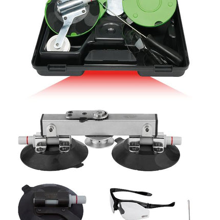 KS TOOLS Universal Ein-Mann-Betrieb-Scheiben-Austrenngerät, 5-tlg ( 140.2360 ) - Toolbrothers