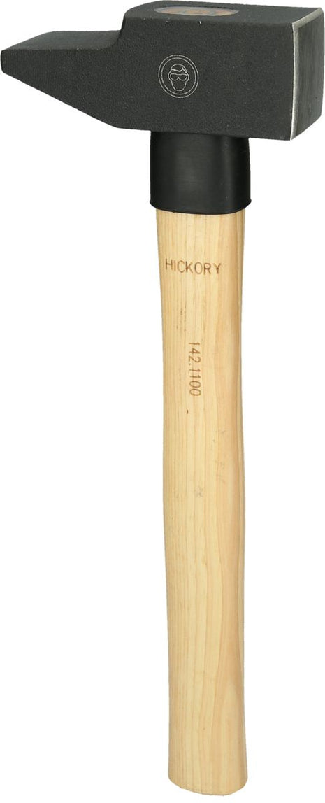 KS TOOLS Schlosserhammer, Hickory-Stiel, französische Form, 1000g ( 142.1100 ) - Toolbrothers