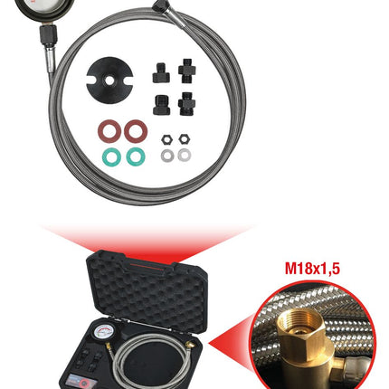 KS TOOLS Auspuff-Abgasdruck-Prüfgerät -1 bis +3 bar ( 150.1523 ) - Toolbrothers