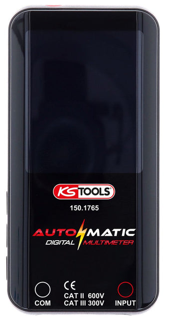 KS TOOLS Automatik Digital-Multimeter inkl. Prüfspitzen  ( 150.1765 ) - Toolbrothers