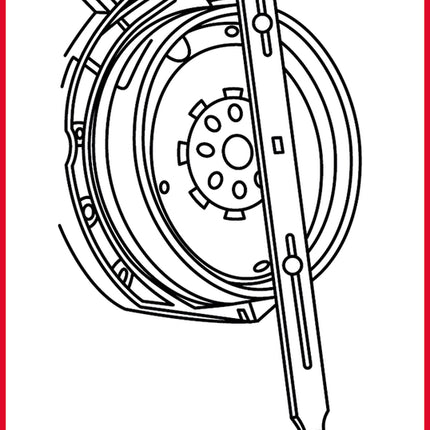 KS TOOLS Zweimassenschwungrad Prüfwerkzeug ohne Winkelgradscheibe und Messuhr, 15-tlg ( 150.2435 ) - Toolbrothers