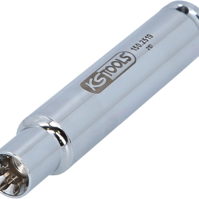 KS TOOLS 3/8" Spezial-Steckschlüssel für Saugrohr-Verschraubungen ( 150.2519 ) - Toolbrothers