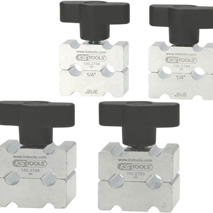 KS TOOLS Bremsleitungs-Biegewerkzeug-Satz, 4-tlg ( 150.2795 ) - Toolbrothers