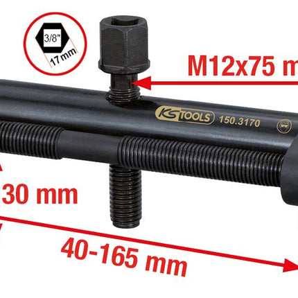 KS TOOLS Universal-Rillen-Riemenscheiben-Abzieher Ø 40-165 mm ( 150.3170 ) - Toolbrothers