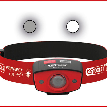 KS TOOLS perfectLight Kopflampe mit Bewegungssensor 120 Lumen ( 150.4410 ) - Toolbrothers