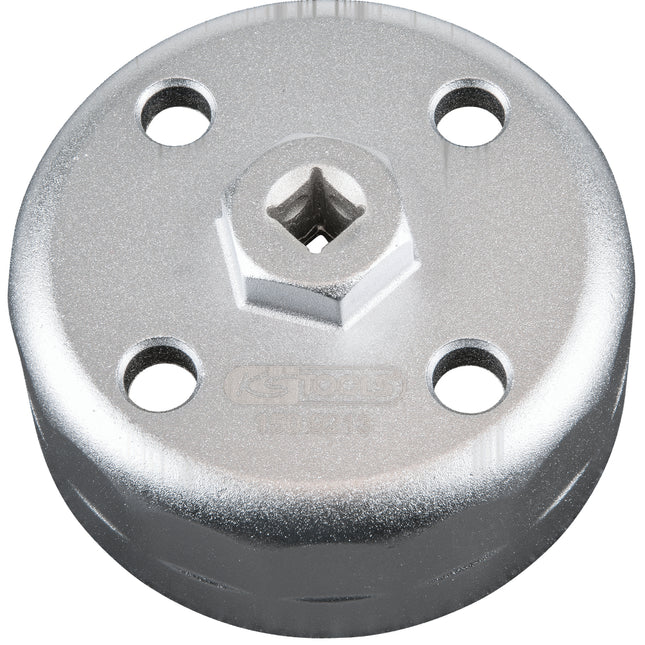 KS TOOLS 3/8" Ölfilterschlüssel, SW 88,8mm, 15 Flächen ( 150.9213 ) - Toolbrothers