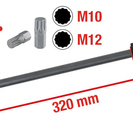 KS TOOLS Spureinstellschlüssel für Mercedes,3-tlg ( 150.9470 ) - Toolbrothers