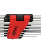 KS TOOLS Kugelkopf-Innensechskant-Winkelstiftschlüssel-Satz,XL,9-tlg ( 151.3220 ) - Toolbrothers