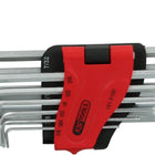 KS TOOLS Kugelkopf-Innensechskant-Winkelstiftschlüssel-Satz, lang, 10-tlg ( 151.5100 ) - Toolbrothers